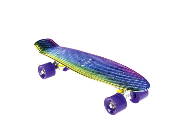 Skateboard Nils Extreme Skateboard PNB01 Electrostyle Pennyboard Rainbow