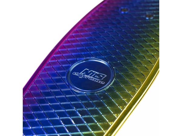 Skateboard Nils Extreme Skateboard PNB01 Electrostyle Pennyboard Rainbow