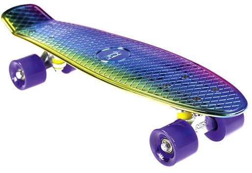 Skateboard Nils Extreme Skateboard PNB01 Electrostyle Pennyboard Rainbow