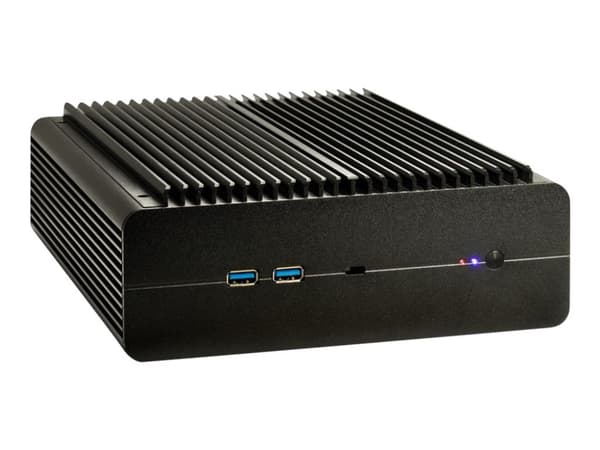 Inter-Tech IP-60 - USFF - mini-ITX - ingen strømforsyning - USB Sort