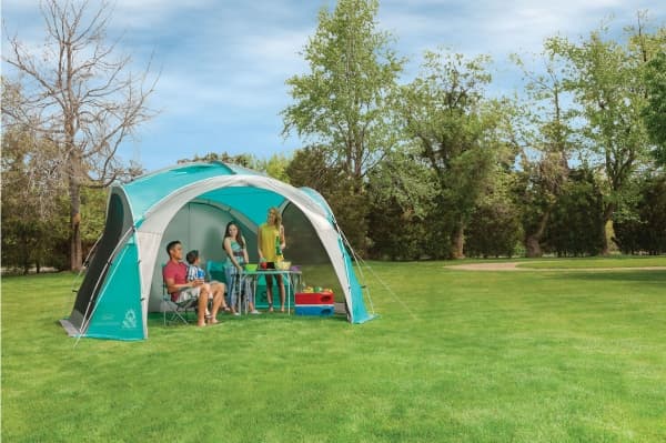 Coleman Event Dome XL, Husly, Blå, Grå, Fiberglass, Polyester, 20,25 m², 2,28 m