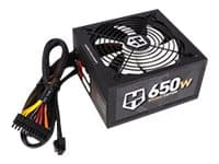 Nox Hummer - Strømforsyning (intern) - ATX12V 2.31/ EPS12V 2.92 - 80 PLUS Bronze - AC 100-240 V - 650 watt - aktiv PFC - svart Sort, Hvit