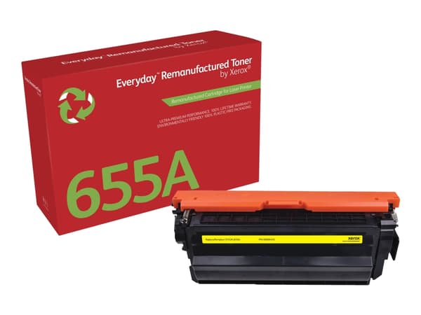 Everyday Remanufactured Toner replaces H, 10500 sivua, 10500 sivua, Keltainen, 1 kpl