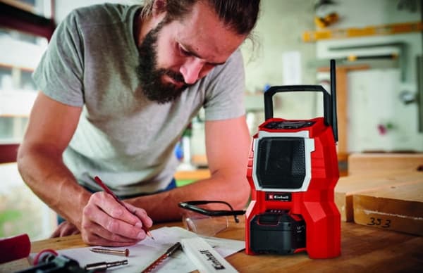 Einhell TC-RA 18 Li BT, Bærbar, Digitaalinen, AM,FM, 87,5 - 108 Mhz, 522 - 1620 kHz, LCD-näyttö - SOLO