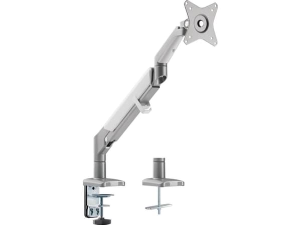 Ergo Office skrivebordsophæng skærm grå, med fjeder, 17"-32", 9 kg, ER-405G