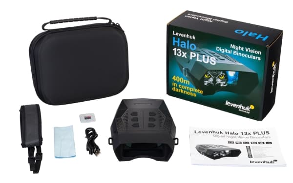 Levenhuk Halo 13x Plus, 13x, 3,5 cm, Täysin pinnoitetut, Vedenpitävä, Musta, 759 g