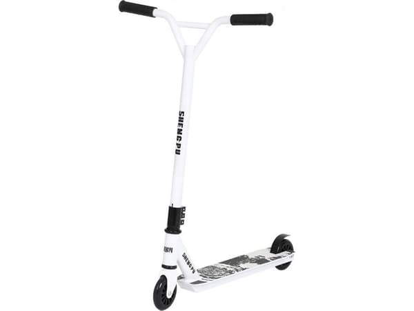 Gimme GIMMIK Stuntscooter STIV hjul 100 mm forsterket konstruksjon hvit