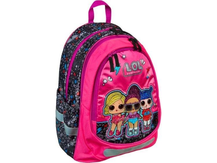 Cass film LOL Surprise school backpack with reflectors