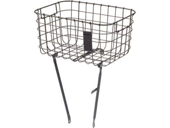 Basil Robin, Framsida, Cykelkorg, Stål, Svart, 27 l, 10 kg