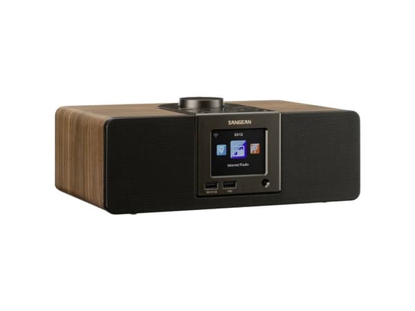 Internet-pöytäradio Sangean WFR-32 Internet Sis. kaukosäädin Musta, Puu