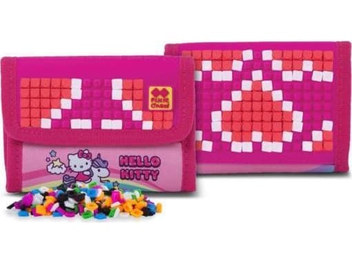 Pixie Crew Hello Kitty Velcro wallet with purple panel
