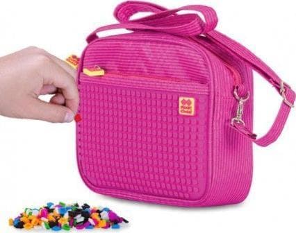 Pixie Crew Small shoulder bag with purple panel