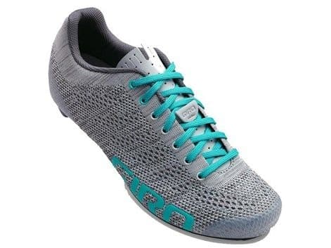 Giro Empire E70 W Knit, Hunkjønn, Voksen, Landeveissykling, Turkis, Grå, Monokromatisk, Lisselukking