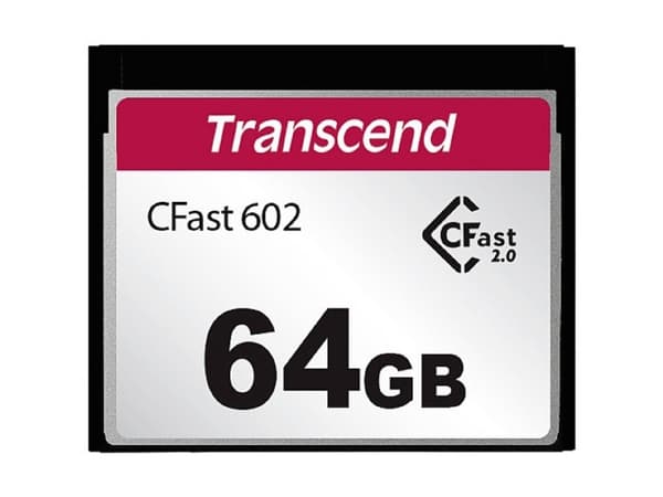 Transcend CFast 2.0 CFX602 - Flashminnekort - 64 GB - CFast 2.0