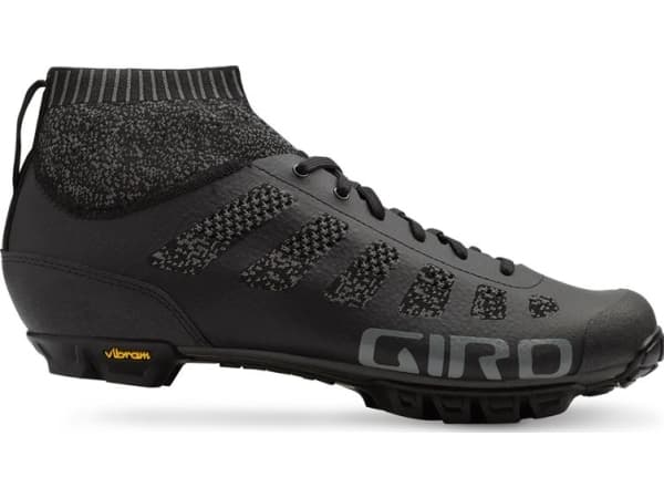 Giro Empire VR70 Knit, Hankjønn, Voksen, Fjellsykling, Kull, Sort, Monokromatisk, Lisselukking