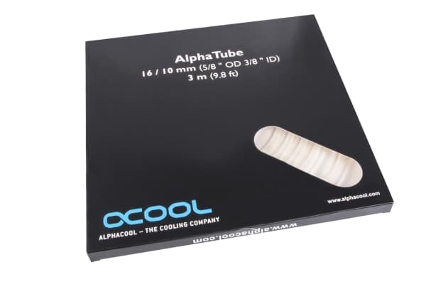 Alphacool 17497, Läpinäkyvä, Rør, Polyvinyylikloridi (PVC), 80 °C, 3 bar, 1,6 cm