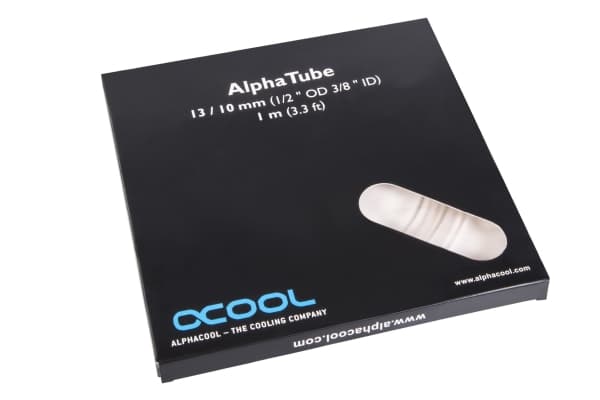Alphacool 17494, Gjennomsiktig, Rør, Polyvinylklorid (PVC), 80 °C, 2 stang, 1,3 cm
