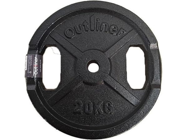Sourcing 20KG CAST IRON PLATE WITH TWO HAND GRIPS