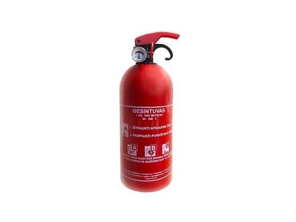 Reinold_Max Reinold Max 1kg pulver brannslukningsapparat ABC med monometer