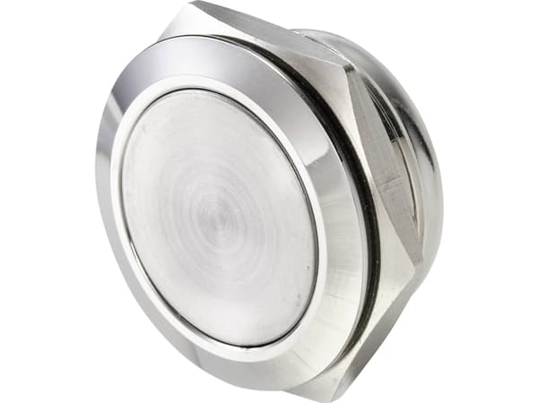 TRU COMPONENTS TC-9563704 Trykknap 12 V 0.005 A 1 x Off/(On) Kontaktelement (Ø x H) 24.7 mm x 14.5 mm IP65 1 stk Bulk