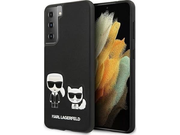 Karl Lagerfeld KLHCS21MPCUSKCBK S21+ G996 czarny/svart hårdväska Ikonik Karl &amp; Choupette