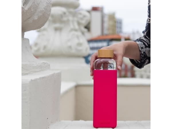Quokka flaske med kork, rosa, 700 ml