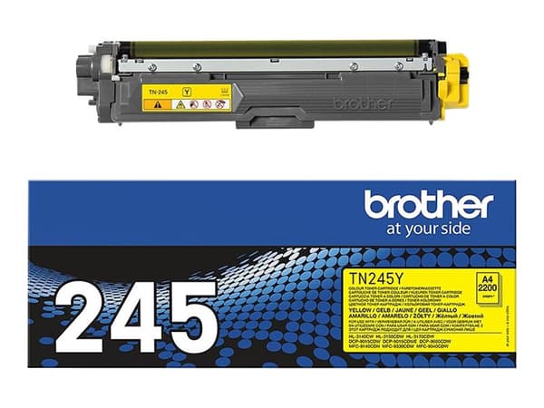 Brother TN245Y - Gul - original - tonerpatron - for Brother DCP-9015, DCP-9020, HL-3140, HL-3150, HL-3170, MFC-9140, MFC-9330, MFC-9340