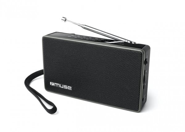 Muse M-030 R, Bärbar, Analog, FM, MW, Svart, Rotations-, Alkalisk