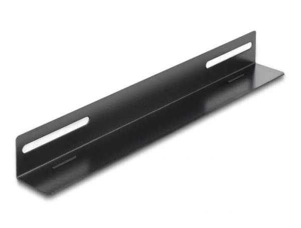 Delock - Rackfästen - 300x40 mm - sidan - svart - 19" (paket om 2)