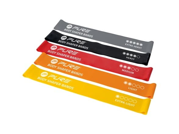 Pure2Improve | Resistance Bands Set of 5 | Black