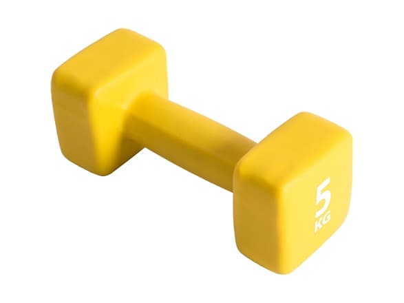 Pure2improve svarmuo, geltonos spalvos, neoprenas, 5kg