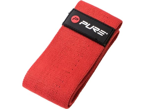 Pure2Improve Textile Resistance Band Heavy 45 kg, Red, 100% Polyester