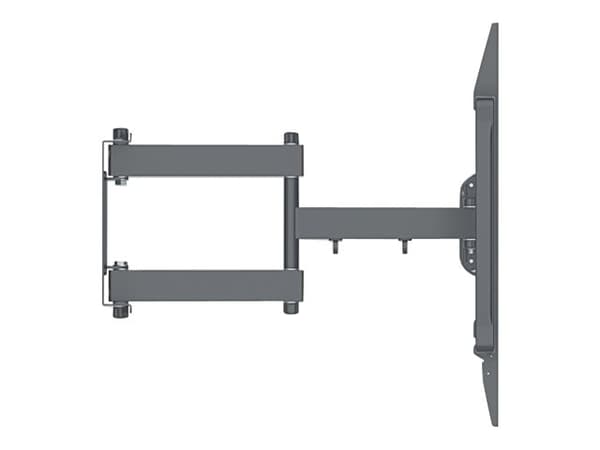 Manhattan TV & Monitor Mount, Wall, Full Motion, 1 screen, Screen Sizes: 60-100", Black, VESA 200x200 to 900x600mm, Max 80kg, LFD, Tilt & Swivel with