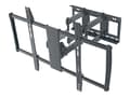 Miniatyrbilde 2 av 5: Manhattan TV & Monitor Mount, Wall, Full Motion, 1 screen, Screen Sizes: 60-100", Black, VESA 200x200 to 900x600mm, Max 80kg, LFD, Tilt & Swivel with