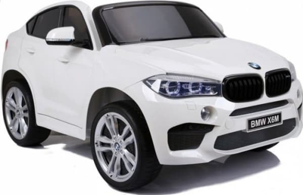 Lean Cars LEANToys Auto På Batteri NY BMW X6M Hvit