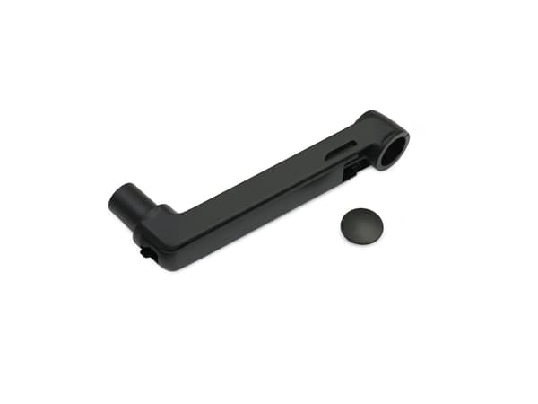 Ergotron LX - Monteringskomponent (9"-forlengelsesarm, endehette) - for LCD-skjerm - aluminium - svart - armmonterbar - for P/N: 45-241-224, 45-243-2