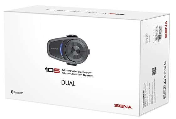 Sena 10S-02D, 4 kanaler, 1600 m, A2DP, AVRCP, HFP, HSP, 76 - 108 Hz, Micro-USB, -10 - 55 °C
