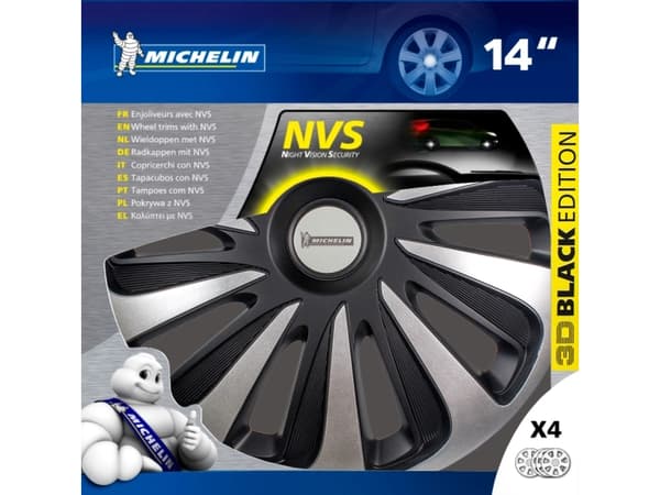 Michelin Hjulkapsler 14" - 4 stk.