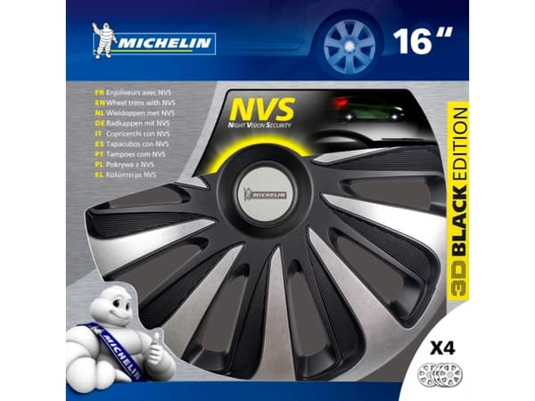 Michelin Hjulkapsler 16" - 4 stk.
