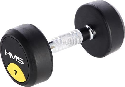 HMS HG PRO kumitettu käsipaino 1 x 7 kg