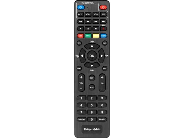 Cabletech Remote Control RTV Remote for Kruger & Matz KM0550 tuner