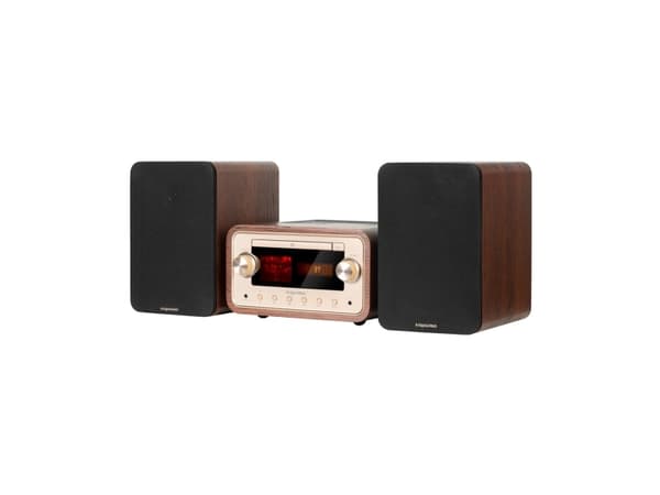 Kruger &amp; Matz KM1961 musikanläggning med rörtorn (CD, USB, Bluetooth + NFC, digitalradio DAB+, FM)