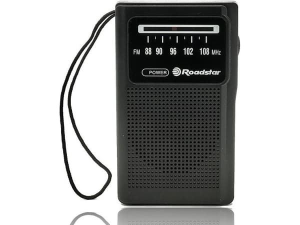 Roadstar TRA-1230/BK, Bärbar, Analog, 1-vägs, 3,5 mm, Svart, Extern