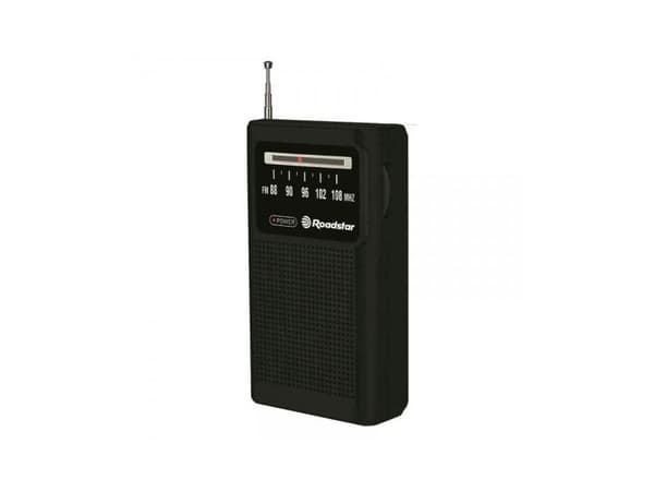 Roadstar TRA-1230/BK, Kannettava, Analoginen, 1-suuntainen, 3,5 mm, Musta, Ulkoinen