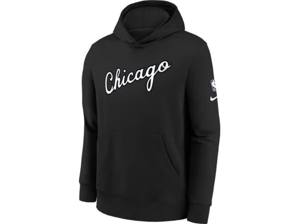 Nike Nike NBA Chicago Bulls Fleece Hoodie EZ2B7FELN-BUL Black M