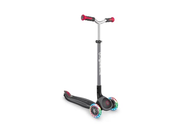 Globber Master lights, Barn, Trehjulig skoter, Pojke/flicka, Asfalt, 50 kg, 3 hjul Svart