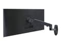 Miniatyrbild 5 av 5: Ergotron LX - Monteringssats (vridbar arm, förlängningsadapter, fästbas för vägg) - för LCD-display - mattsvart - skärmstorlek: upp till 34 tum - väg