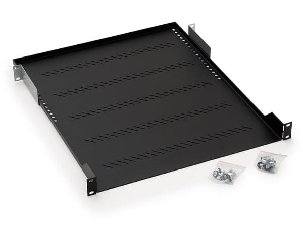 Triton - Rack-hylle - RAL 9005 - 1U - 19"