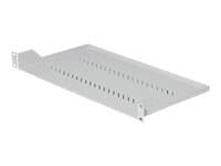 Triton - Rack-hylle - RAL 9005 - 1U - 19"