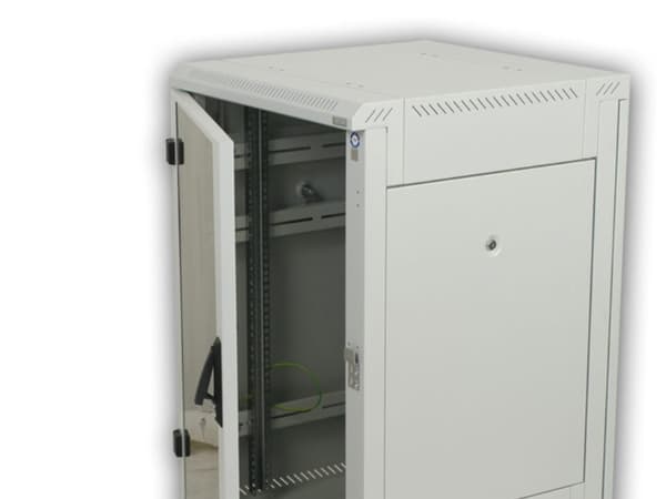 Triton 19" Delta RZ Rack 42U/800x1000 glass door, Frittstående hylle, 400 kg, 110,8 kg, Grå